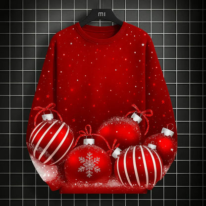 Sweat-shirt de Noël homme - Confortable & Imprimé 3D Unique