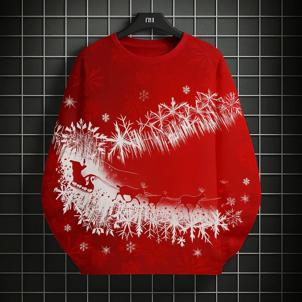 Sweat-shirt de Noël homme - Confortable & Imprimé 3D Unique