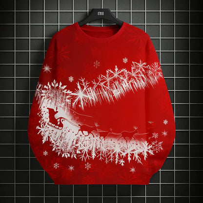 Sweat-shirt de Noël homme - Confortable & Imprimé 3D Unique