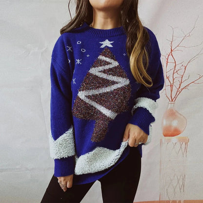 Pull de Noël Femme Confort Hivernal