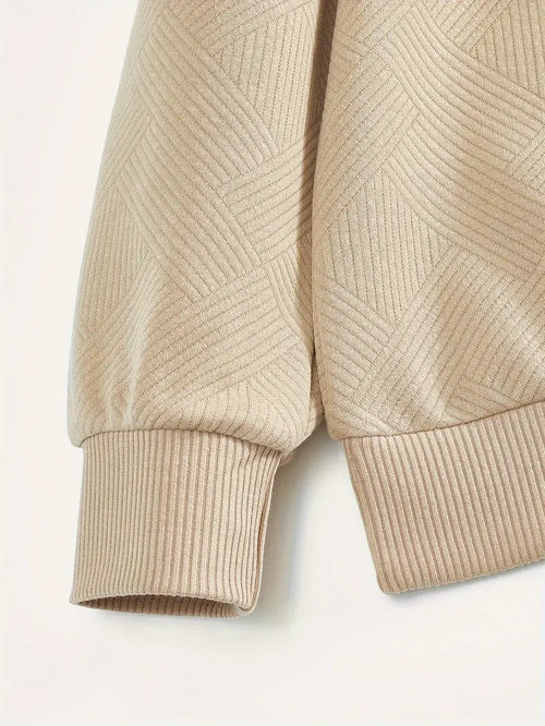 Stylischer Pullover Vintage Look Frauen - IdealeKleiden