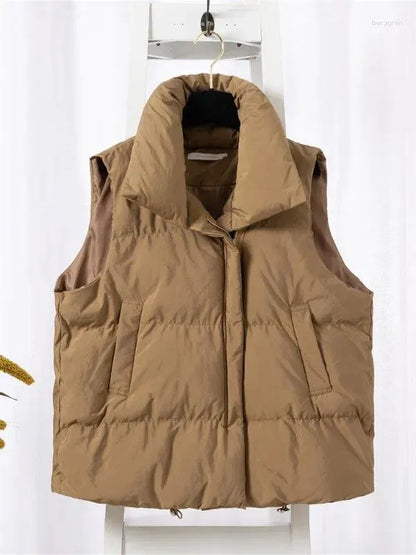 Stylischer Bodywarmer Warm mit Großen Taschen - IdealeKleiden