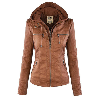 Veste féminine végétalienne, aspect authentique