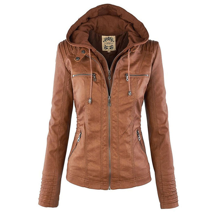 Veste féminine végétalienne, aspect authentique