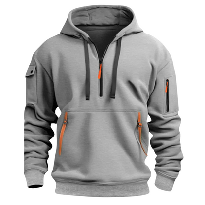 Sweat-shirt à capuche sportif pour homme avec poches