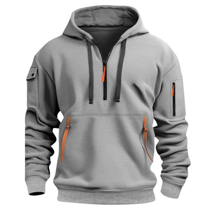 Sweat-shirt à capuche sportif pour homme avec poches