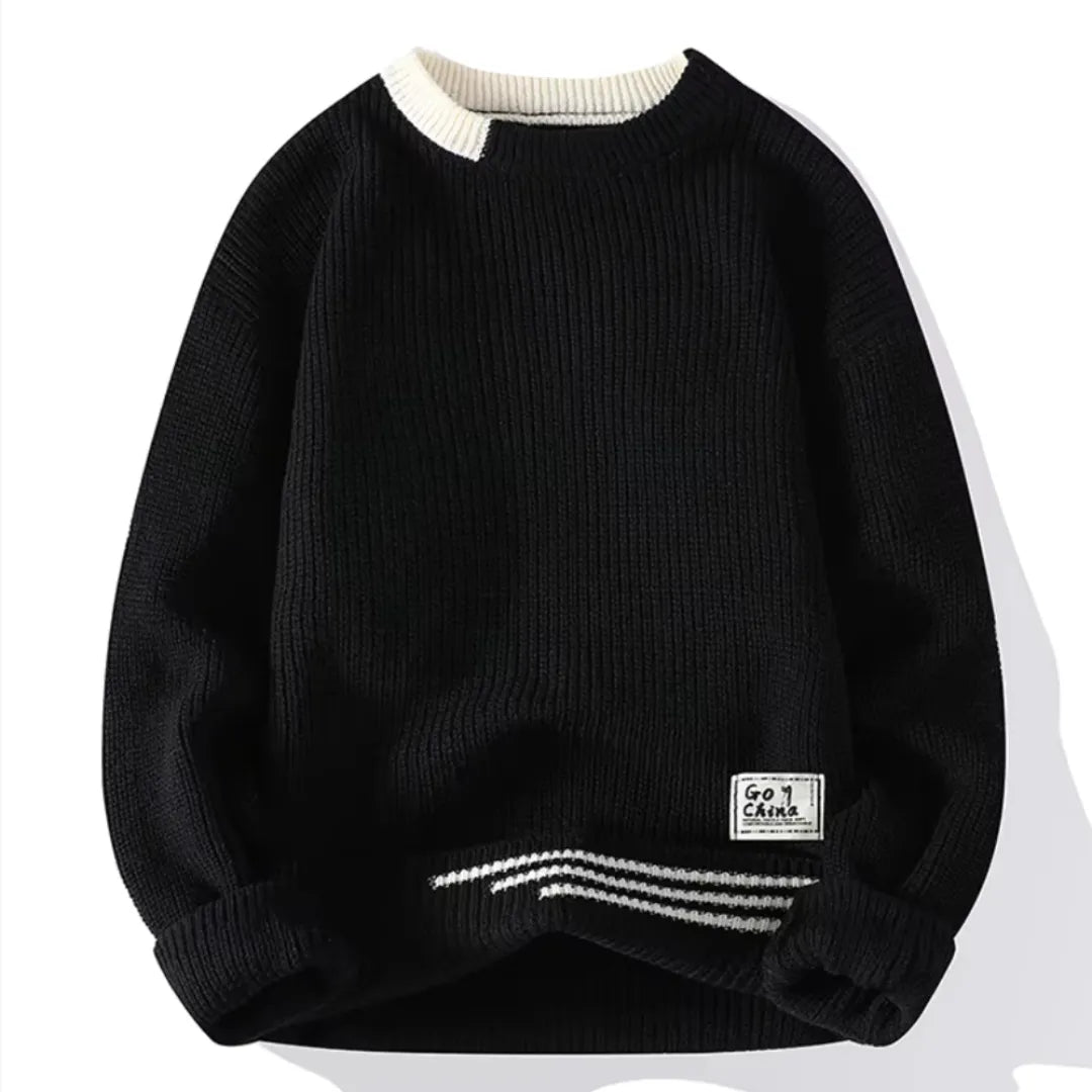 Pull ras-du-cou doux en maille confortable