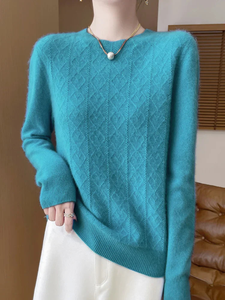 Pulls en laine mérinos douce pour femme
