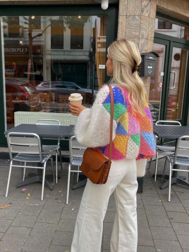 Pulls en maille colorés pour femmes