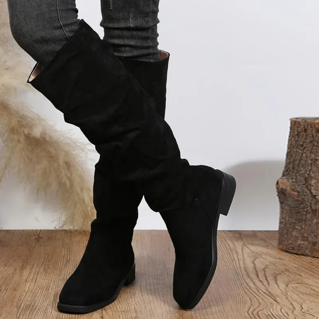 Chaussures Femme Bottes Montantes Élégantes Confortables