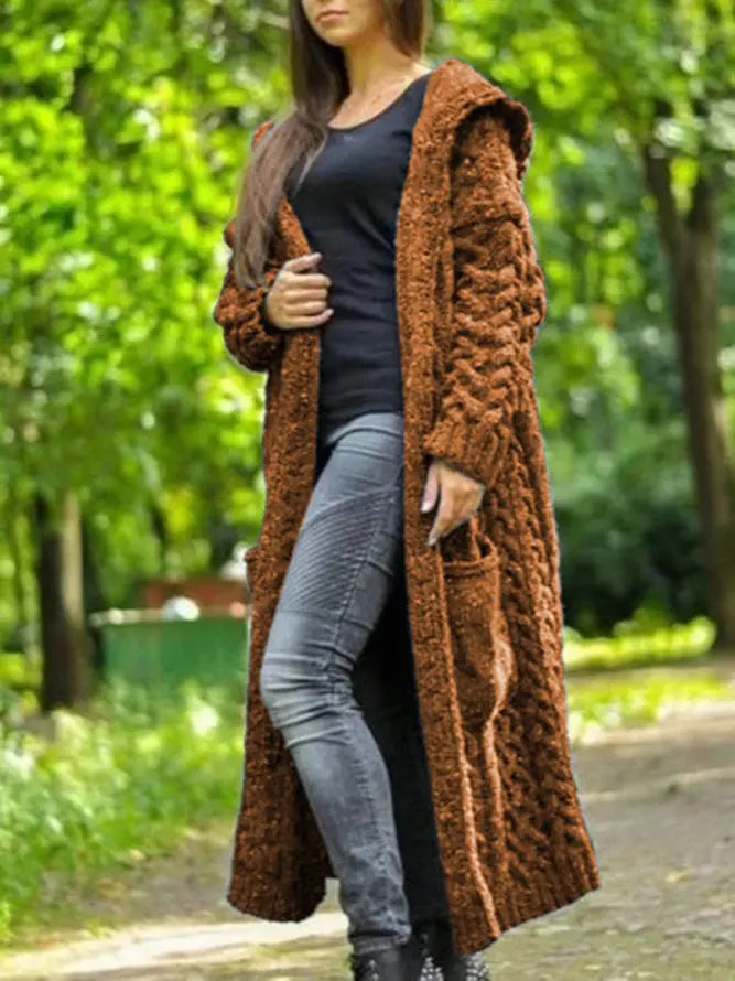 Cardigan en tricot douillet chaud
