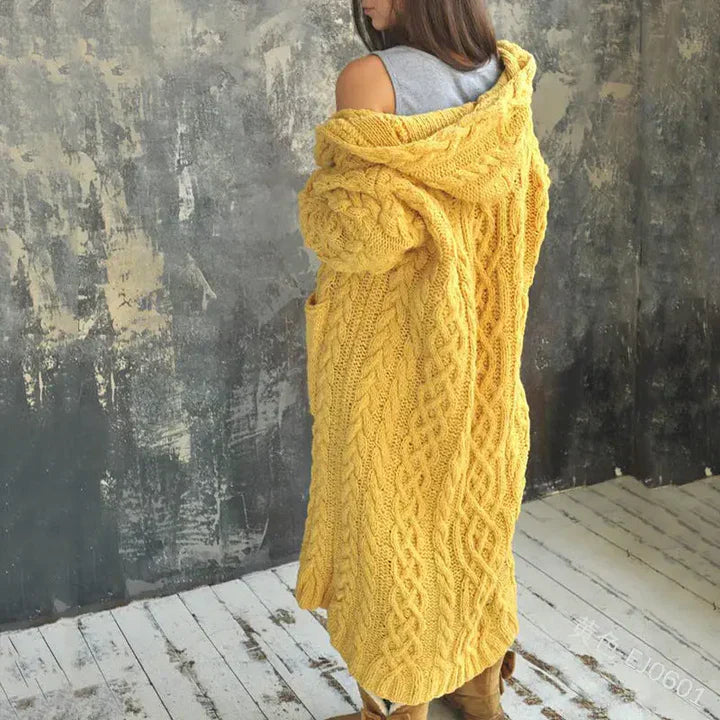 Cardigan en tricot douillet chaud