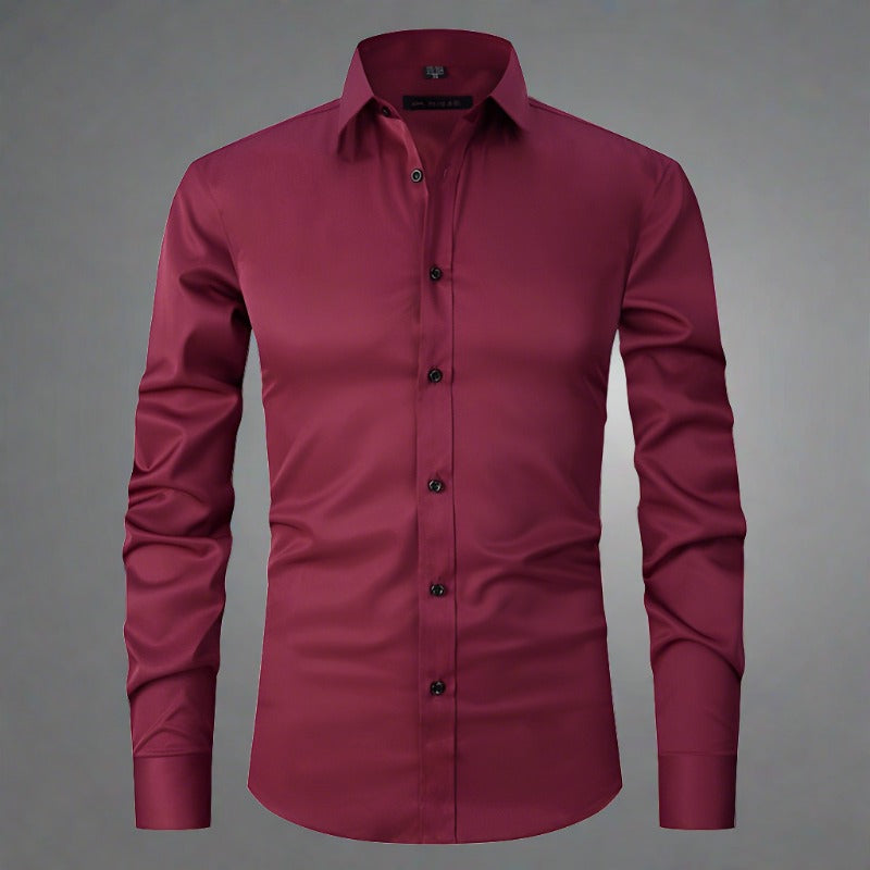 Chemise confortable pour homme, infroissable et extensible