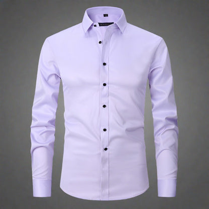 Chemise confortable pour homme, infroissable et extensible