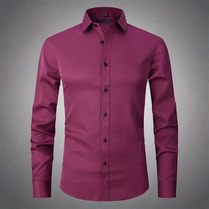 Chemise confortable pour homme, infroissable et extensible