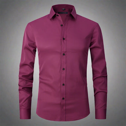 Chemise confortable pour homme, infroissable et extensible