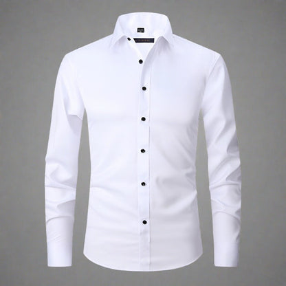 Chemise confortable pour homme, infroissable et extensible
