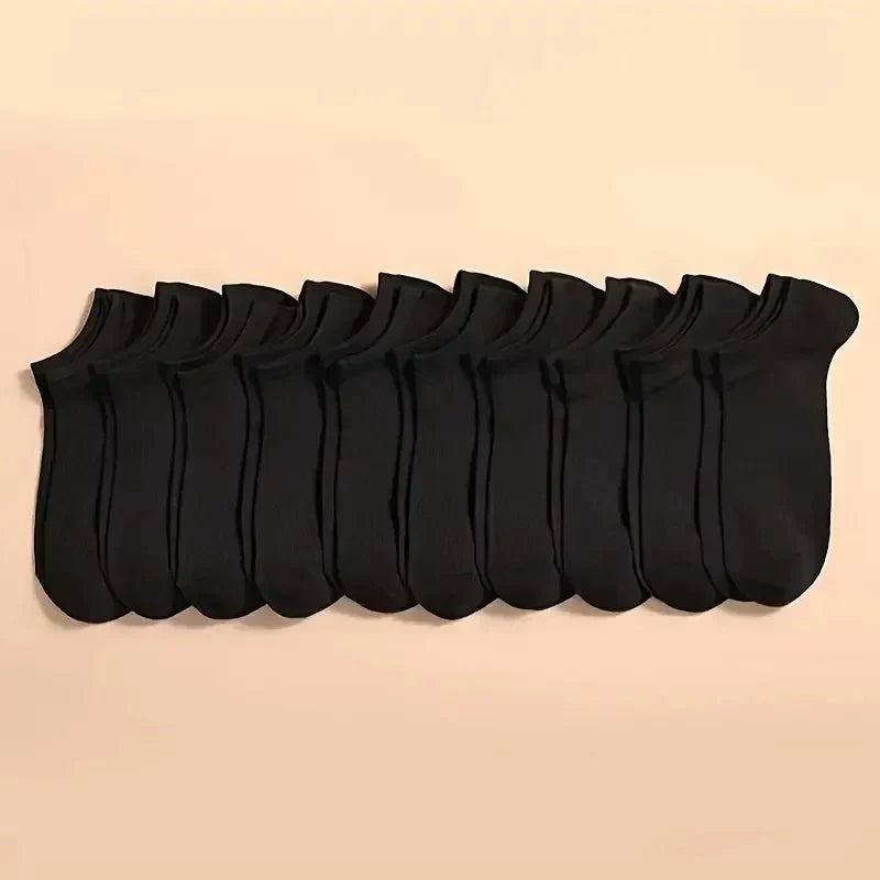 Chaussettes légères pour homme, respirantes, lot