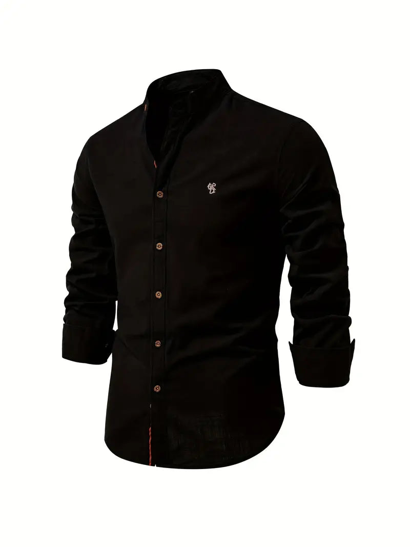 Chemise légère à manches longues coupe ajustée pour homme