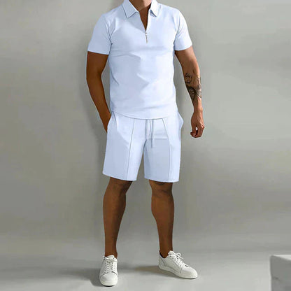 Ensemble short et t-shirt à manches courtes pour homme