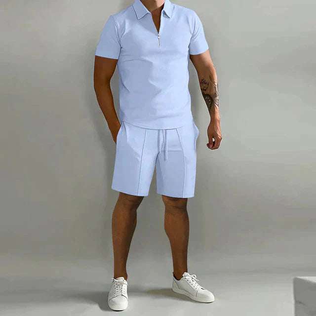 Ensemble short et t-shirt à manches courtes pour homme