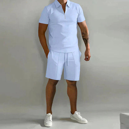 Ensemble short et t-shirt à manches courtes pour homme