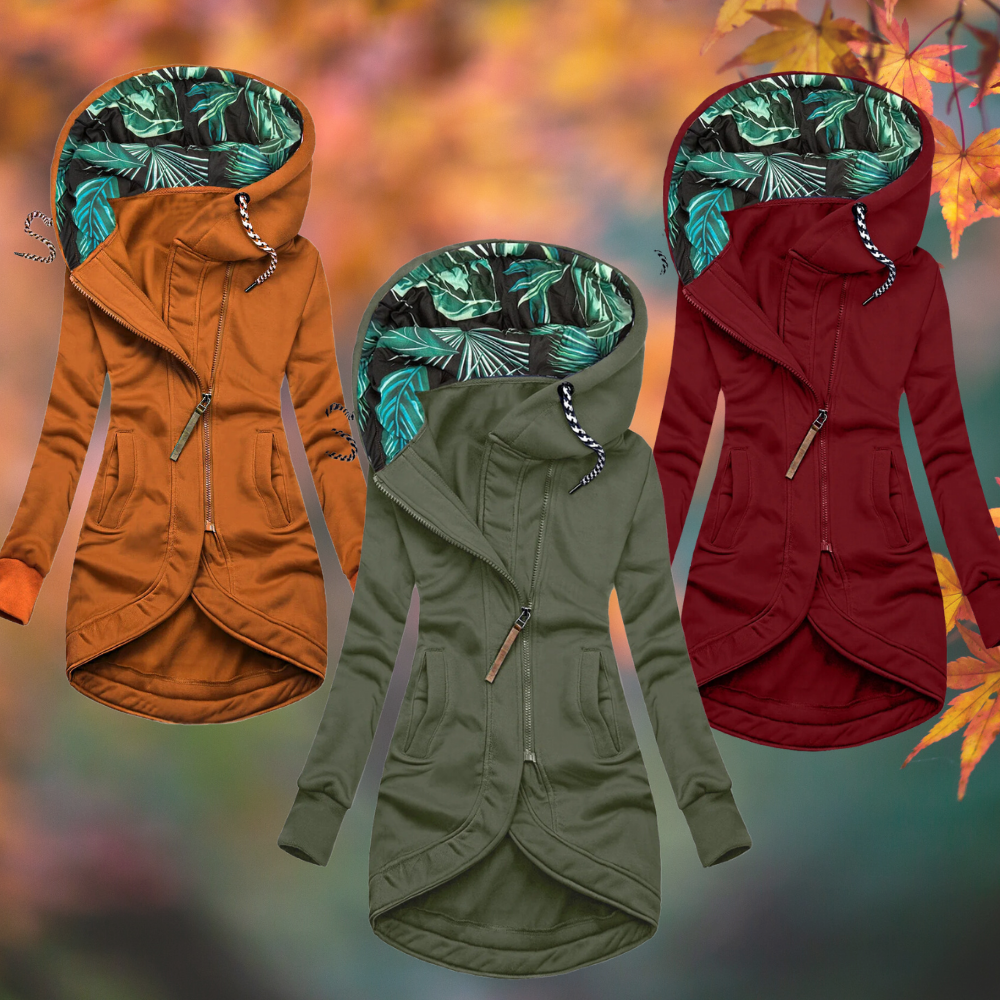 Übergroßes Winter-Sweatshirt Langarm Warm - IdealeKleiden