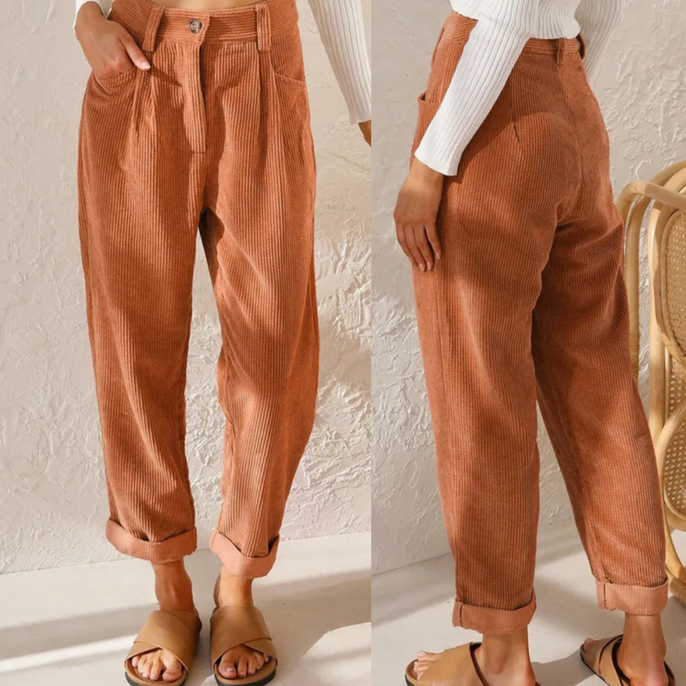 Stylische Frühlingshose Elegant Slimfit - IdealeKleiden