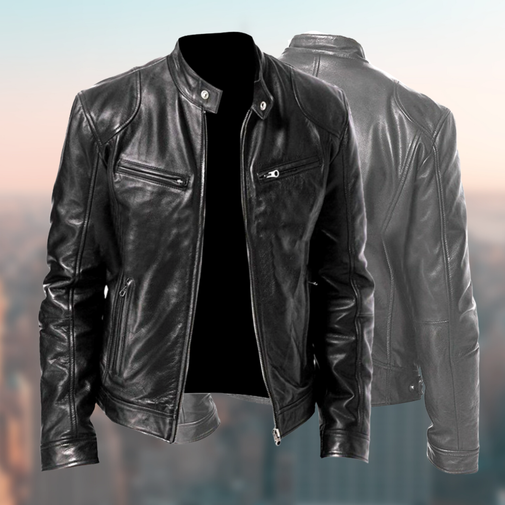Stilvolle Lederjacke Herren Tony Flair - IdealeKleiden