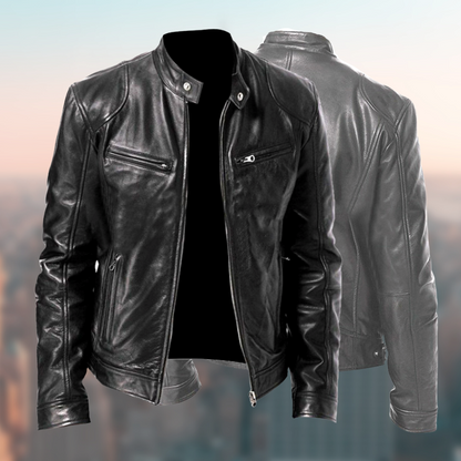 Stilvolle Lederjacke Herren Tony Flair - IdealeKleiden