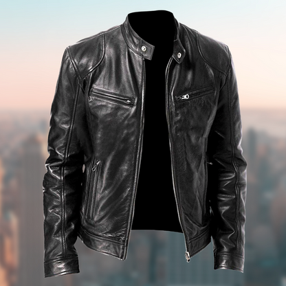 Lederjacke Elegant Unikatsdesign - IdealeKleiden