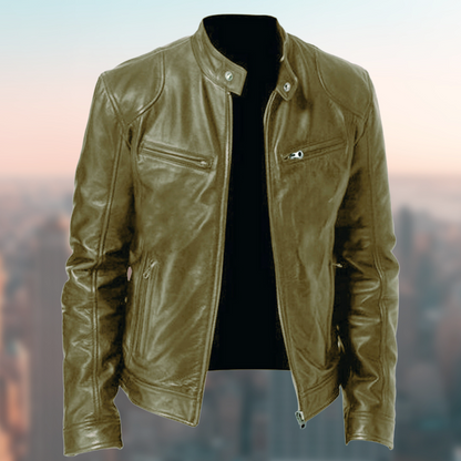 Veste en cuir Élégante Design unique