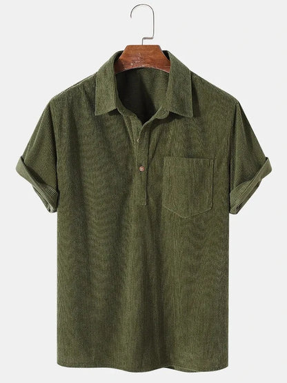 Polo pour homme à manches courtes coupe décontractée
