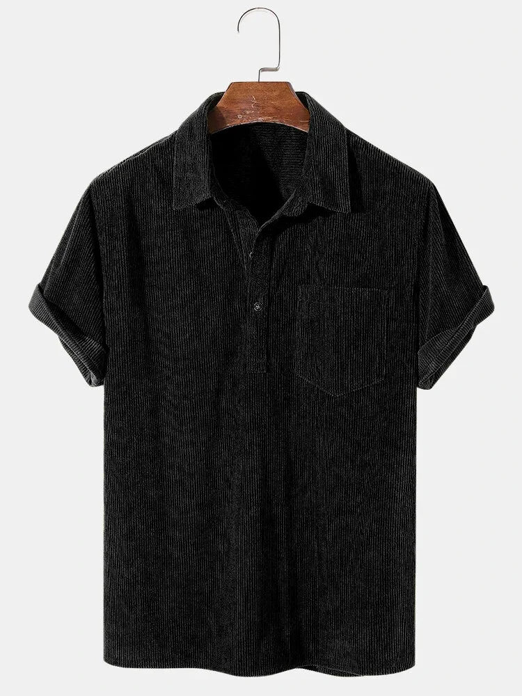 Polo pour homme à manches courtes coupe décontractée