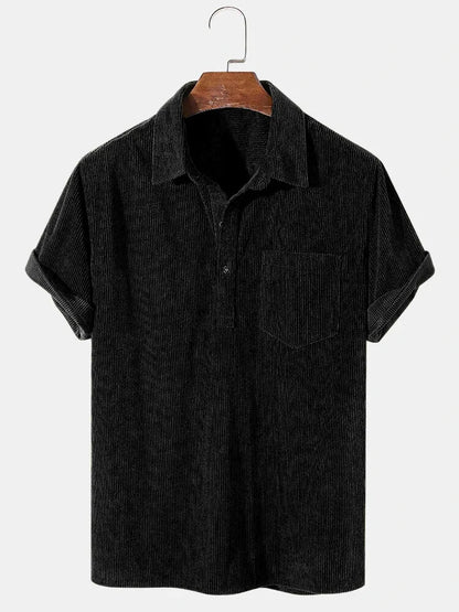 Polo pour homme à manches courtes coupe décontractée