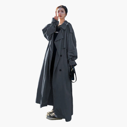 Damen Mantel Chic Städter Stil Lang - IdealeKleiden