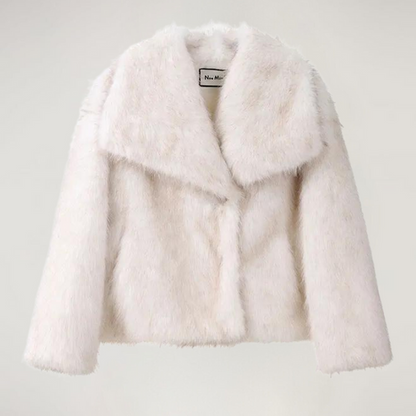 Veste en fausse fourrure femme chaude hiver