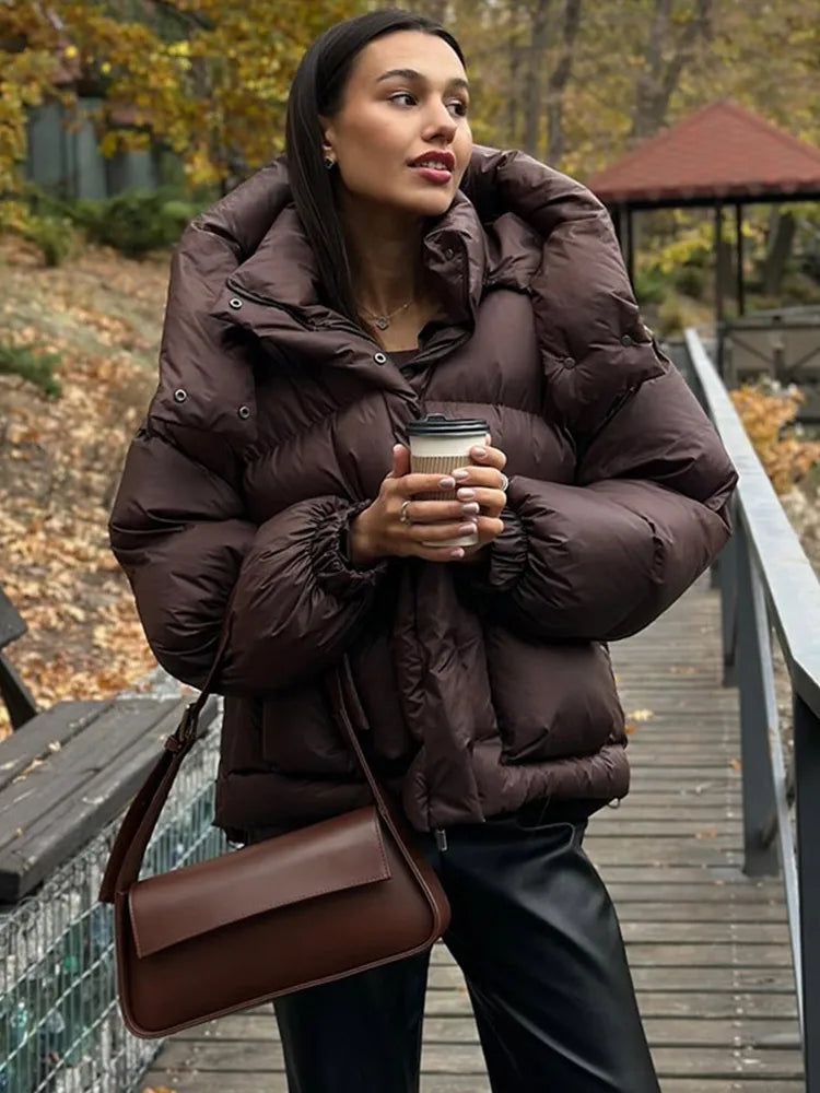 Veste à capuche douillette chaude et confortable