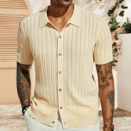 Pull Homme Moderne Manches Courtes
