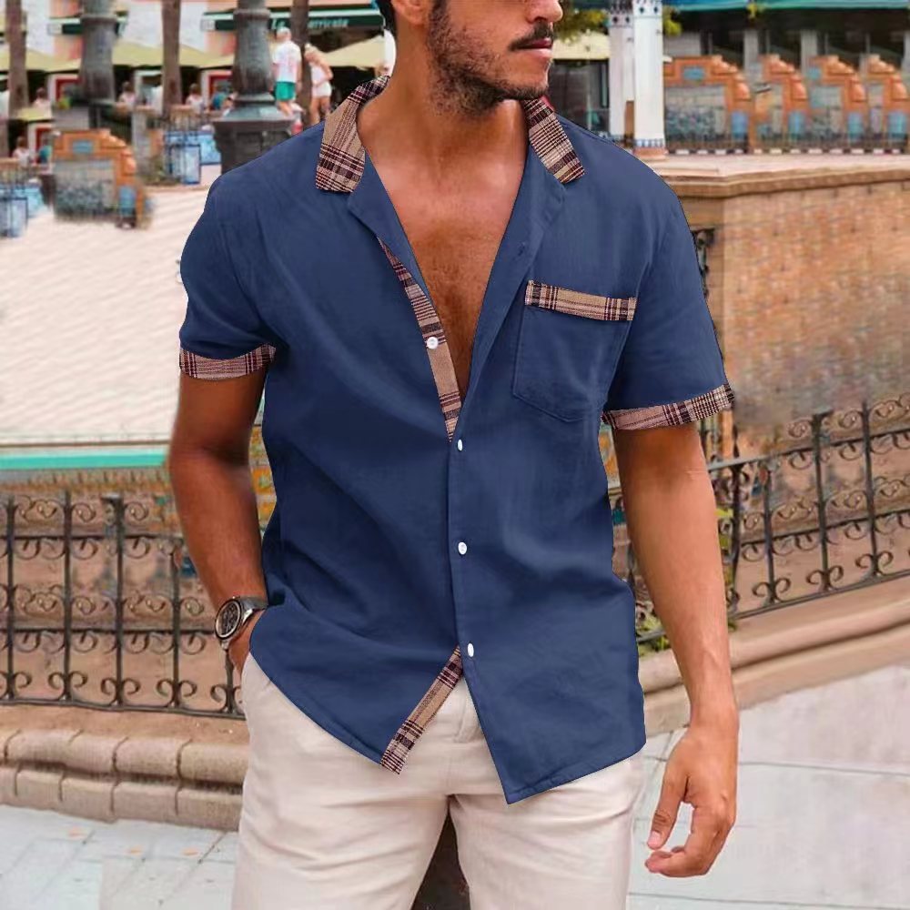 Chemise légère d'été pour homme