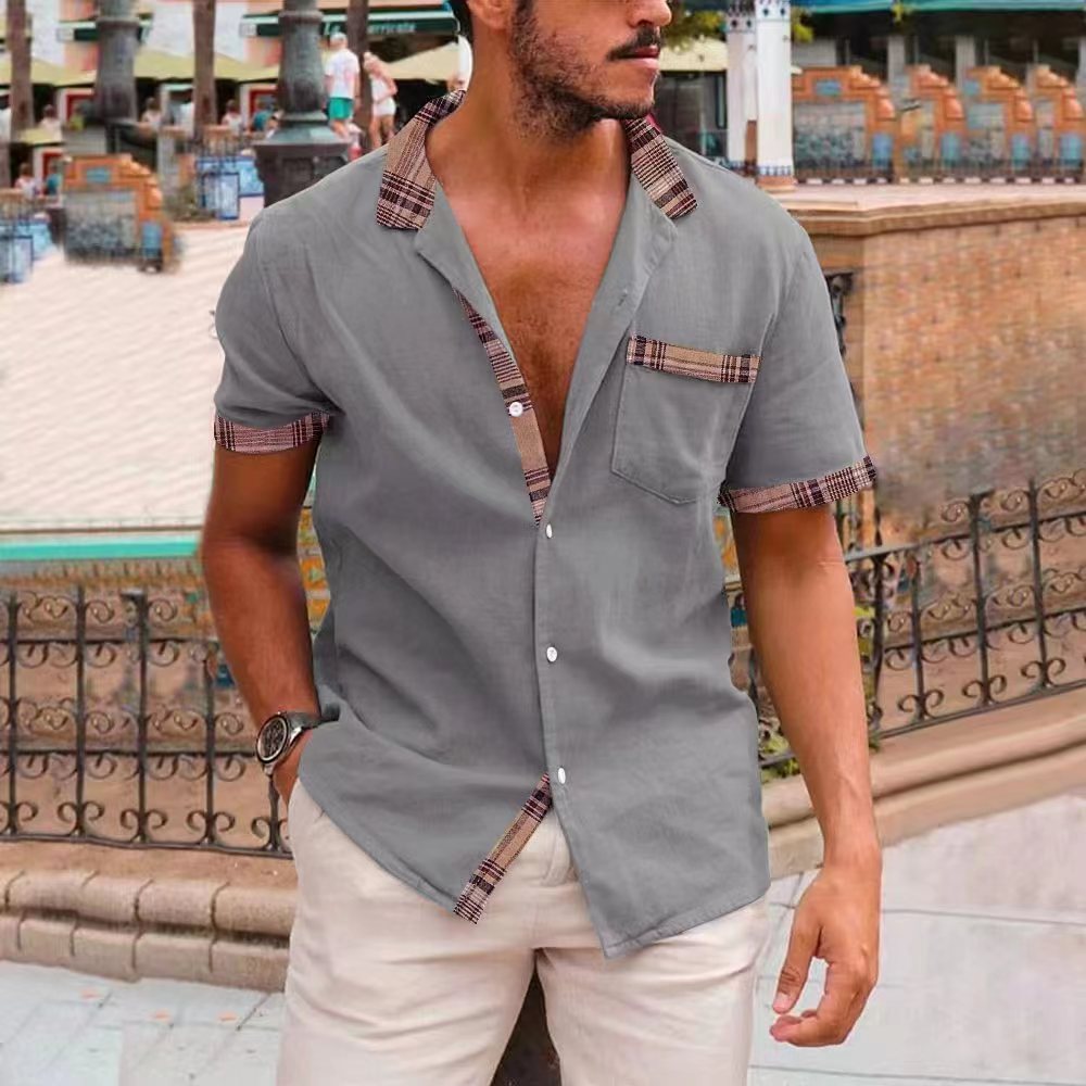Chemise légère d'été pour homme