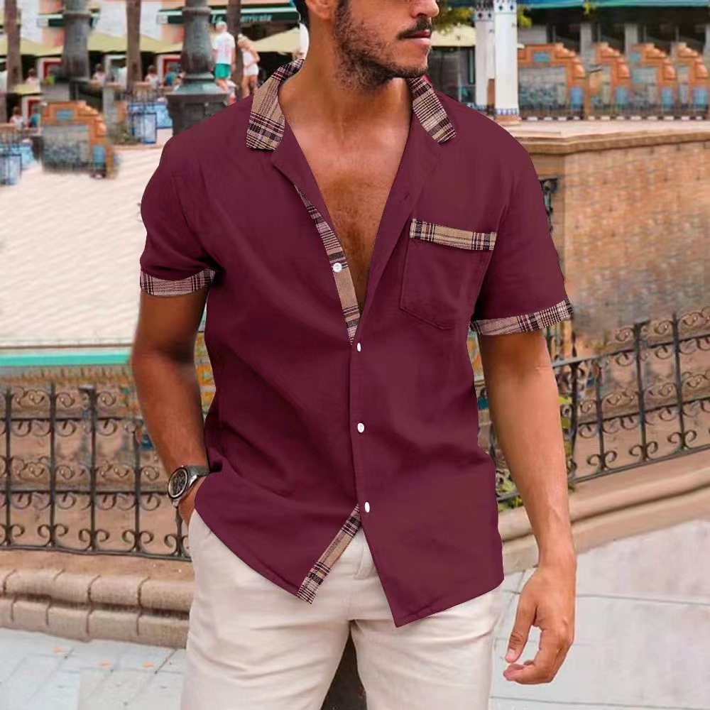 Chemise légère d'été pour homme