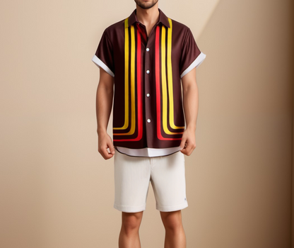 Chemise homme manches courtes légère été