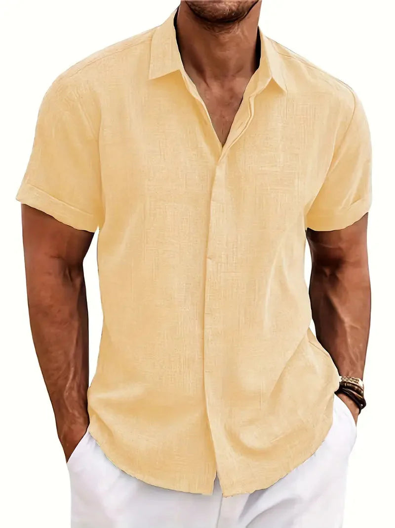Chemise d'été légère et respirante pour homme