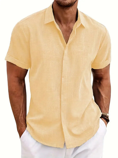 Chemise d'été légère et respirante pour homme