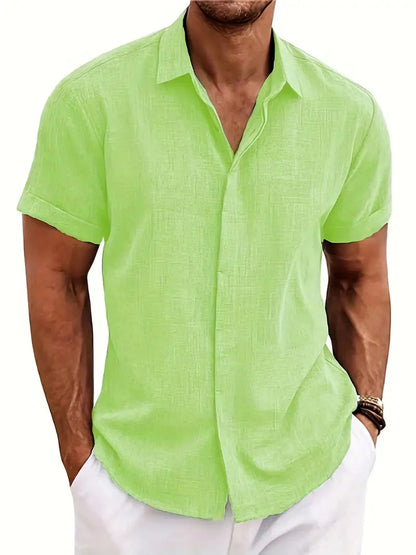 Chemise d'été légère et respirante pour homme