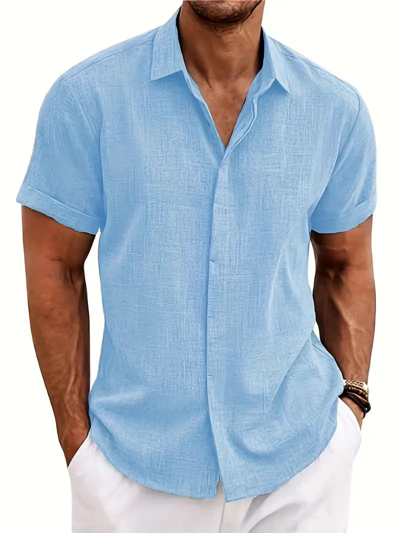 Chemise d'été légère et respirante pour homme