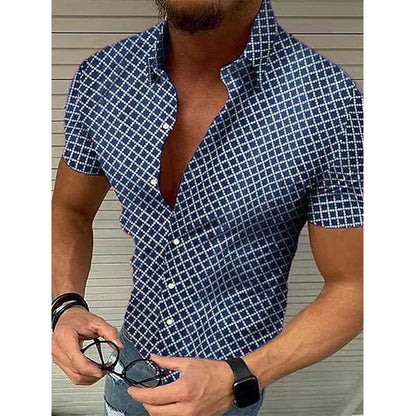 Chemise homme slim fit boutons moderne