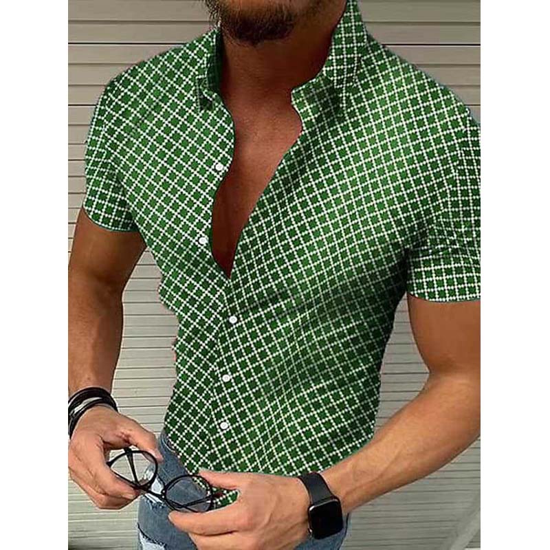 Chemise homme slim fit boutons moderne