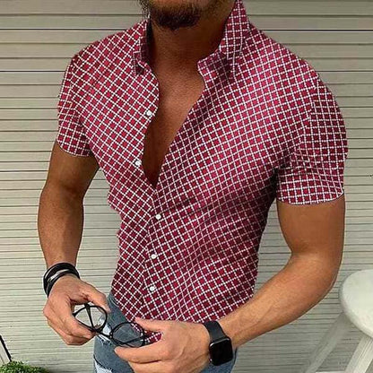 Chemise homme slim fit boutons moderne